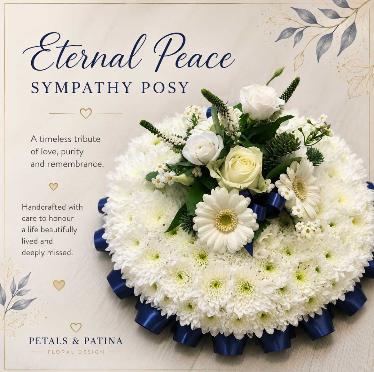 Eternal Peace Sympathy Posy